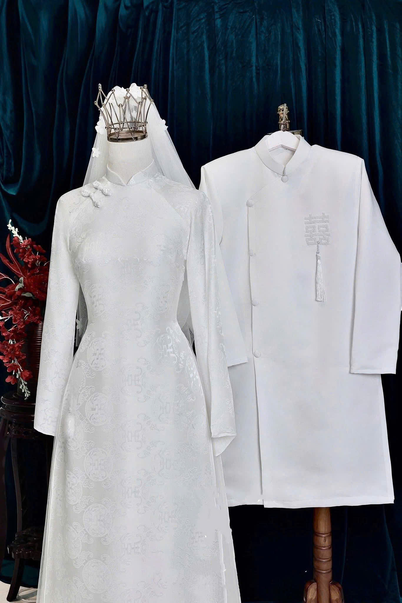 ÁO DÀI CÔ DÂU AD 08